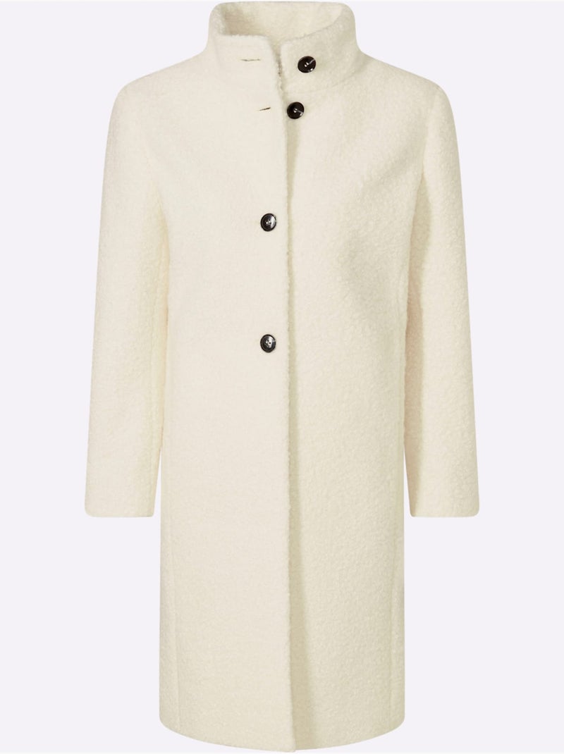 Manteau D'hiver Qualité Ultra-douce - Taille Standard - Helline Ivoire - Kiabi