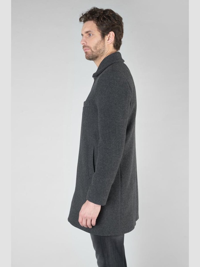 Manteau DORES en laine 'Le Temps Des Cerises' Noir - Kiabi