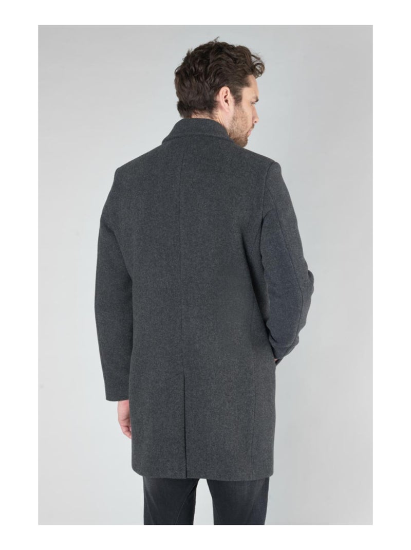 Manteau DORES en laine 'Le Temps Des Cerises' Noir - Kiabi