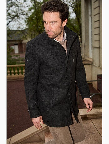 MANTEAU DOUBLE BLACK& CO