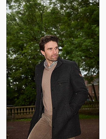MANTEAU DOUBLE BLACK& CO