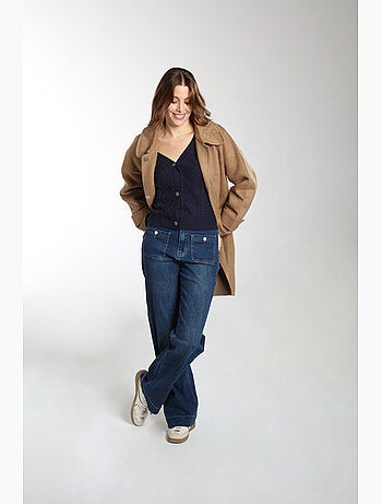Manteau Elara Avec Col Claudine | Gerard Pasquier