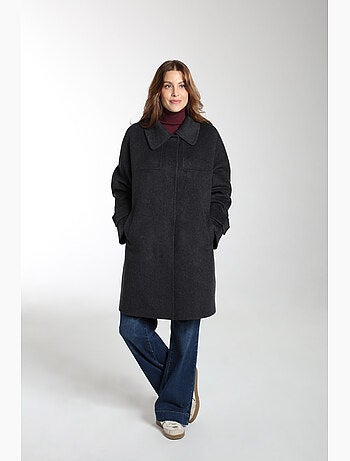 Manteau Elara Avec Col Claudine | Gerard Pasquier