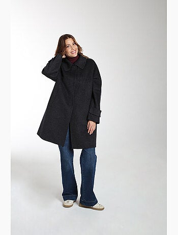 Manteau Elara Avec Col Claudine | Gerard Pasquier