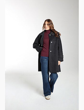 Manteau Elara Avec Col Claudine | Gerard Pasquier