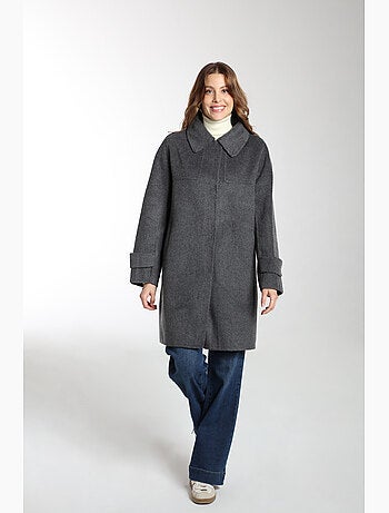 Manteau Elara Avec Col Claudine | Gerard Pasquier