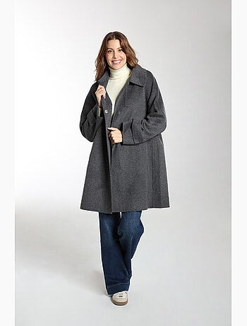 Manteau Elara Avec Col Claudine | Gerard Pasquier