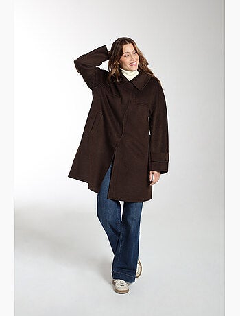 Manteau Elara Avec Col Claudine | Gerard Pasquier