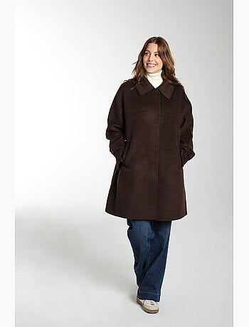 Manteau Elara Avec Col Claudine | Gerard Pasquier