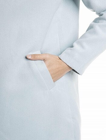 Manteau ELIE Aqua Vert Manteau rond