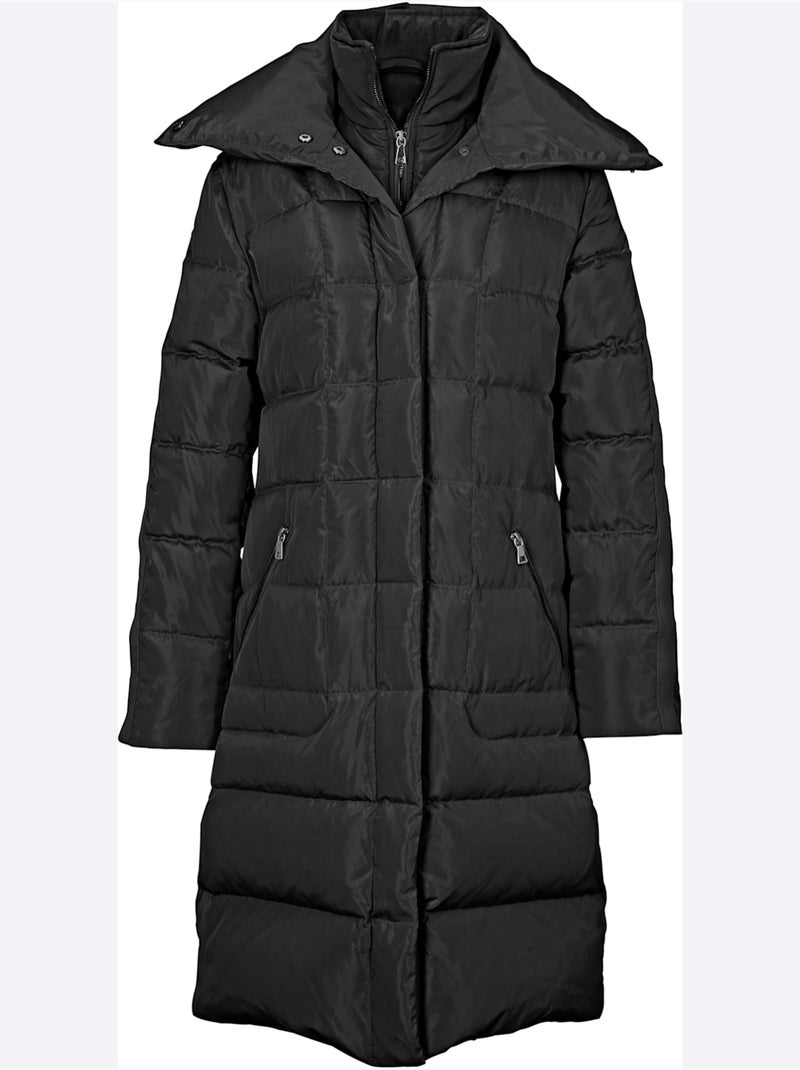Manteau En Duvet - Taille Standard - Helline Noir - Kiabi