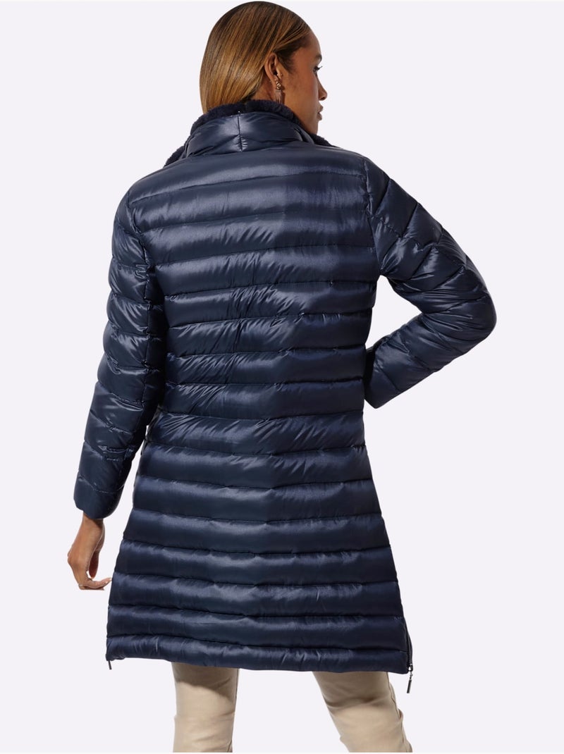 Manteau En Duvet Très Confortable - Taille Standard - Helline Bleu marine - Kiabi