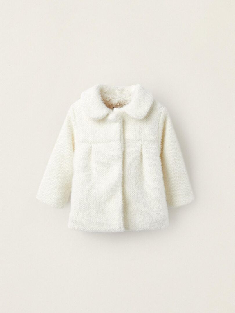 Manteau en fausse fourrure avec doublure polaire pour nouveau-né   BALMORAL'S AFTERNOONS Blanc - Kiabi
