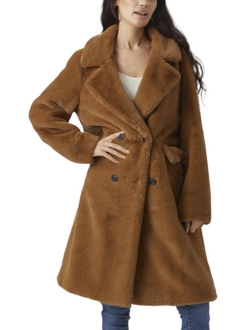 Manteau en Fausse Fourrure Femme Vero Moda - Kiabi