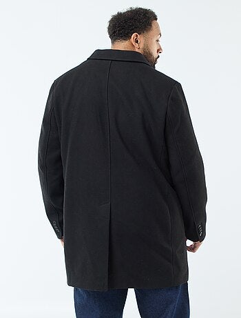 Manteau en lainage à col tailleur