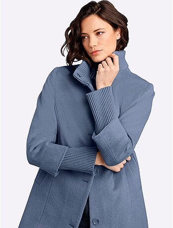 Manteau En Laine 50% Laine - Taille Standard - Helline