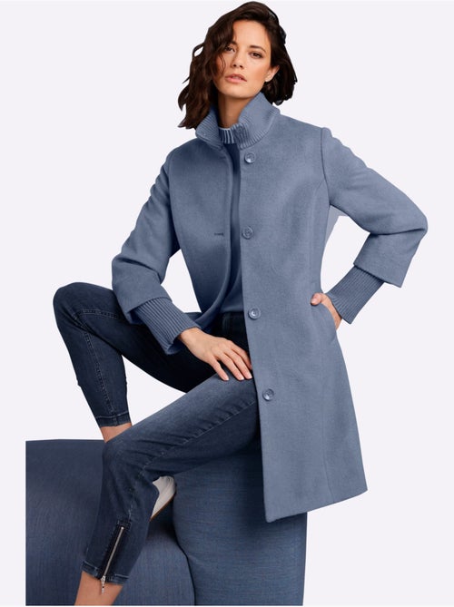 Manteau En Laine 50% Laine - Taille Standard - Helline - Kiabi