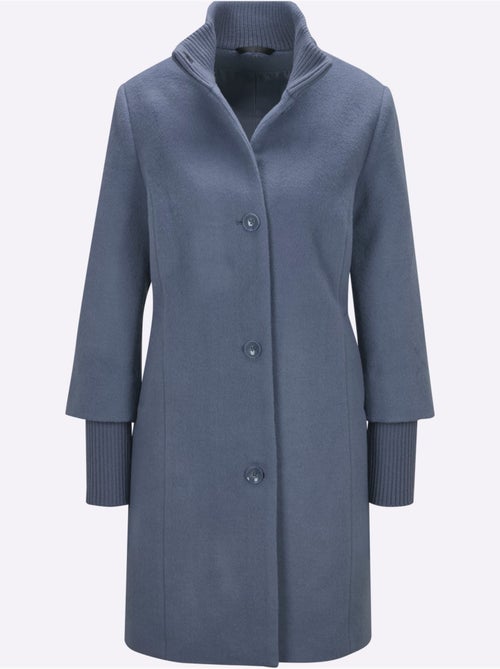 Manteau En Laine 50% Laine - Taille Standard - Helline - Kiabi