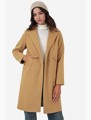 Manteau en laine à chevrons bdart