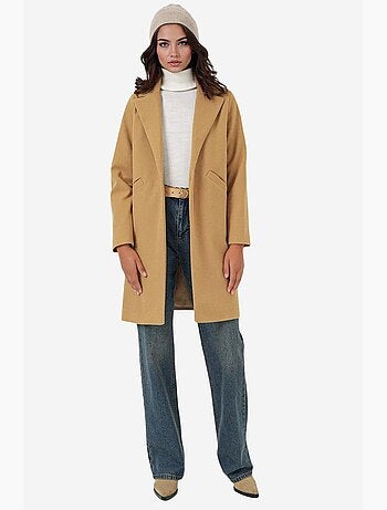 Manteau en laine à chevrons bdart