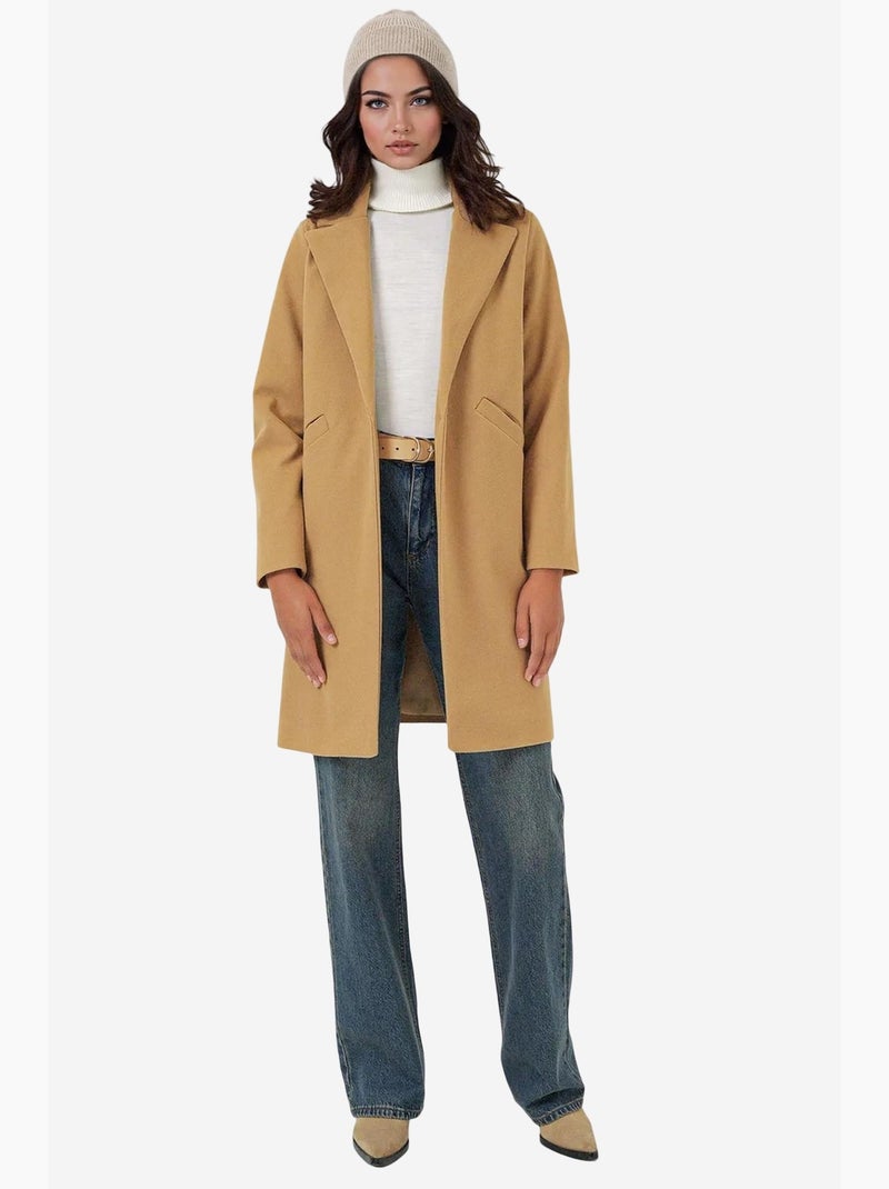 Manteau en laine à chevrons bdart Ambre - Kiabi