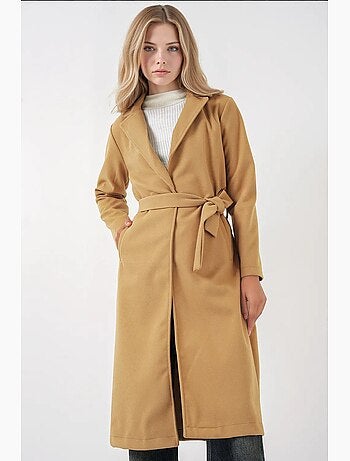 Manteau en laine à double boutonnage bdart