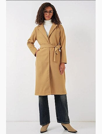 Manteau en laine à double boutonnage bdart