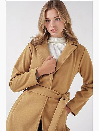 Manteau en laine à double boutonnage bdart