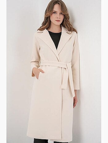 Manteau en laine à double boutonnage bdart