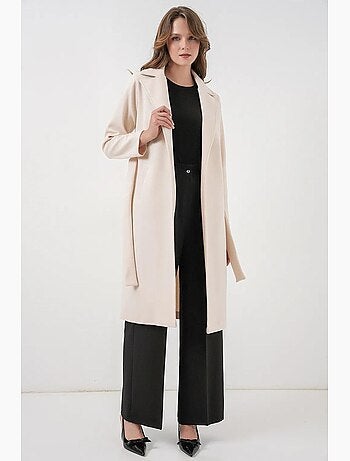 Manteau en laine à double boutonnage bdart