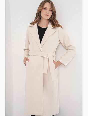Manteau en laine à double boutonnage bdart