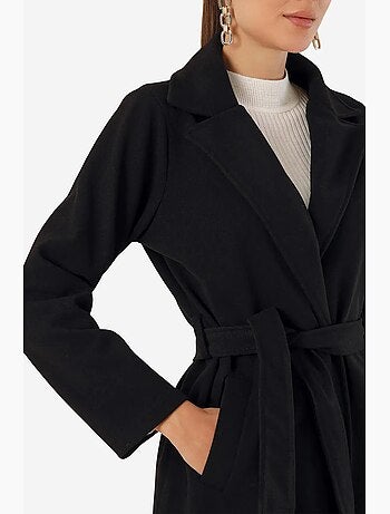 Manteau en laine à double boutonnage bdart
