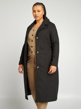 Manteau en laine mélangée