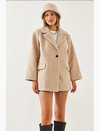 Manteau en laine oversize lucci