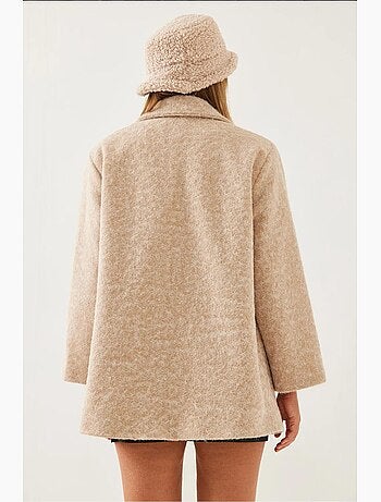 Manteau en laine oversize lucci