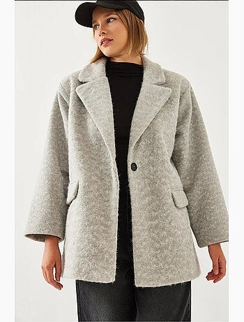 Manteau en laine oversize lucci