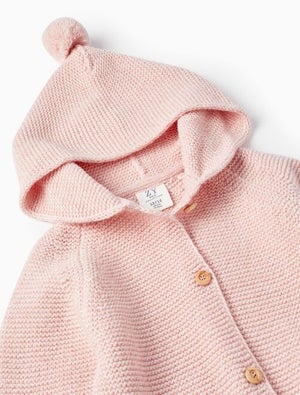 Grenouillère Nouveau-né Hiver Avec Capuche - Combinaison Polaire Ours, Moufles Et Chaussettes Rabattables - Pour Fille Et Garçon 0-12 Mois - Fermeture éclair Facile