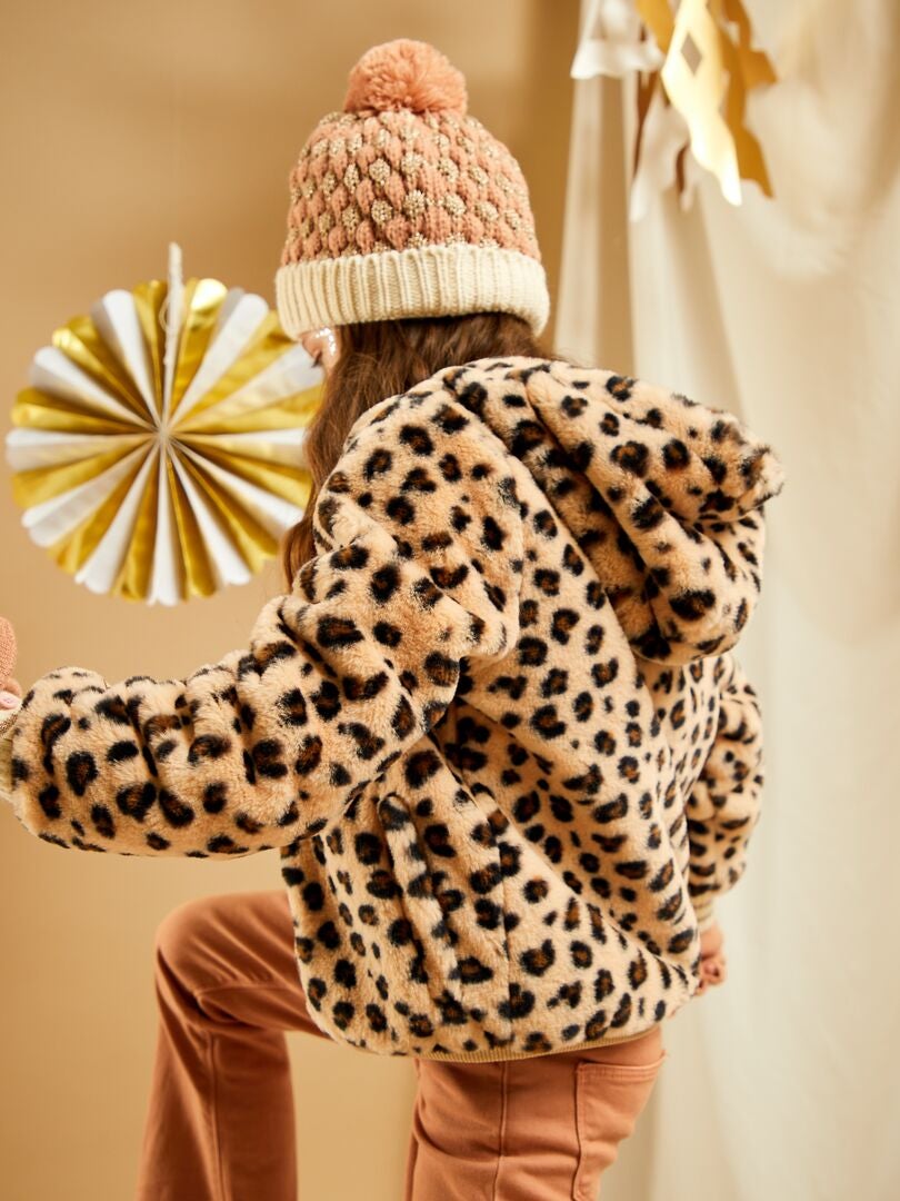 kiabi manteau leopard