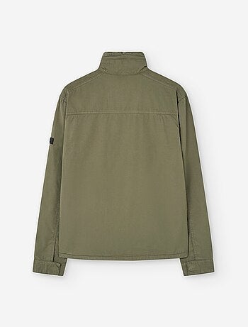 Manteau en Sergé avec Capuche interne