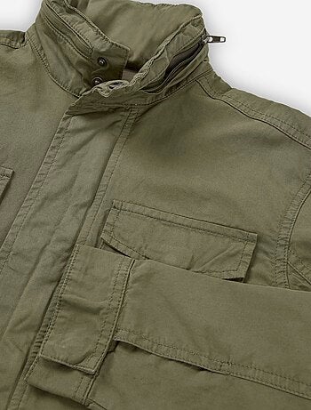 Manteau en Sergé avec Capuche interne
