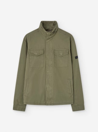 Manteau en Sergé avec Capuche interne