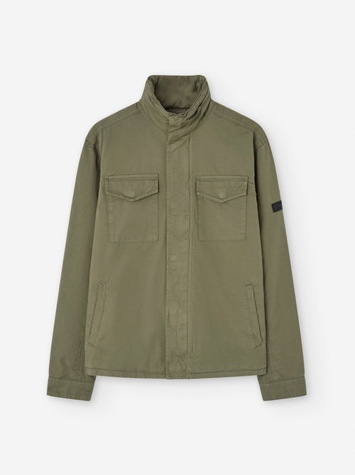 Manteau en Sergé avec Capuche interne - Kiabi