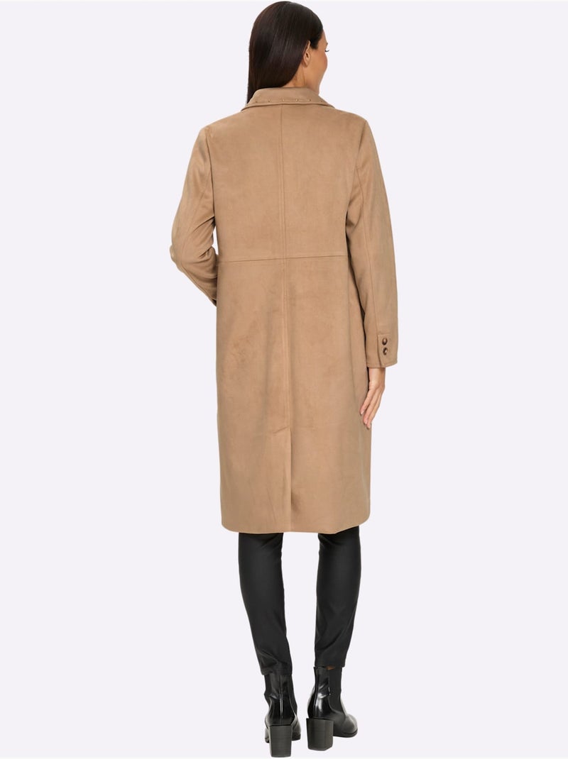 Manteau en synthétique rivets décoratifs - taille standard - helline Doré - Kiabi
