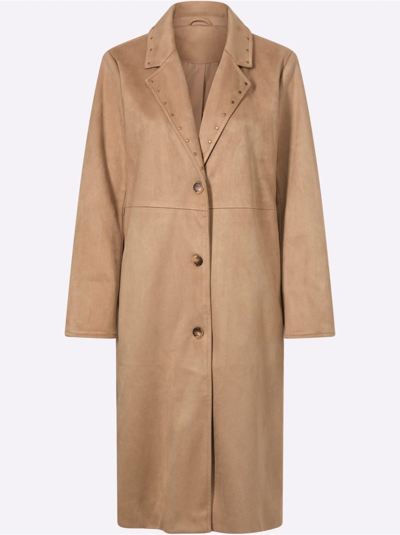Manteau en synthétique rivets décoratifs - taille standard - helline Doré - Kiabi