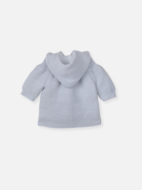 Manteau en tricot bord-côte pour bébé - Kiabi Manteau en tricot bord-côte pour bébé - Kiabi