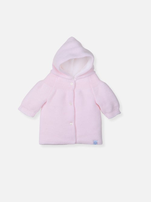 Manteau en tricot bord-côte pour bébé - Kiabi Manteau en tricot bord-côte pour bébé - Kiabi