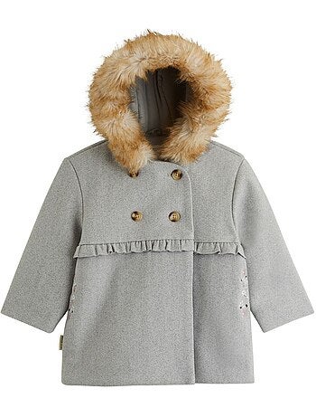 Manteau enfant avec capuche jeanne