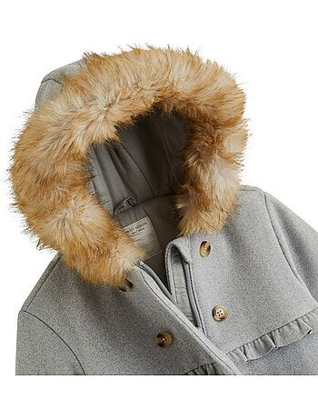 Manteau enfant avec capuche jeanne