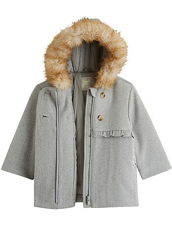 Manteau enfant avec capuche jeanne