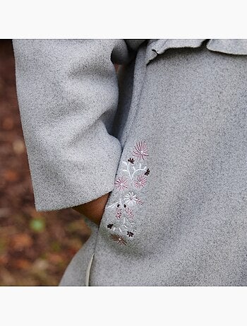 Manteau enfant avec capuche jeanne